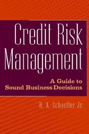 Cover of: Credit risk management: a guide to sound business decisions