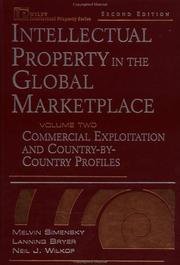 Cover of: Country-by-Country Profiles, Volume 2, Intellectual Property in the Global Marketplace, 2nd Edition