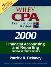Cover of: Wiley CPA Exam Review by Patrick R. Delaney