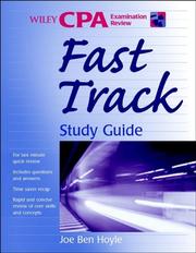 Cover of: Wiley CPA examination review fast track study guide by Joe Ben Hoyle