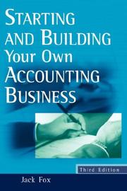 Cover of: Starting and Building Your Own Accounting Business