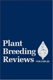 Cover of: Plant Breeding Reviews, (Plant Breeding Reviews) by Jules Janick