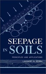 Cover of: Seepage in Soils: Principles and Applications