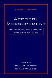 Aerosol measurement by Paul A. Baron, Klaus Willeke, Paul A. Baron