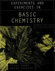 Cover of: Experiment and Exercises in Basic Chemistry