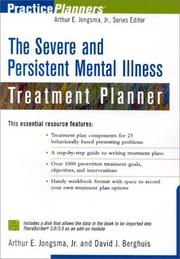 Cover of: Severe and Persistent Mental Illness Treatment Planner