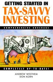 Getting started in tax-smart investing by Andrew D. Westhem, Donald Jay Korn, Marketplace Books