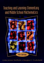 Cover of: Teaching and learning elementary and middle school mathematics