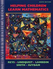 Cover of: Helping children learn mathematics.