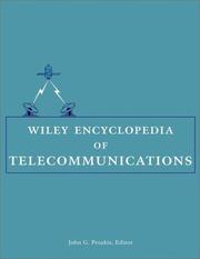 Cover of: Wiley Encyclopedia of Telecommunications by John G. Proakis