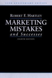 Cover of: Marketing Mistakes and Successes (25th Anniversary Edition) 8th Edition (Marketing Mistakes and Successes)