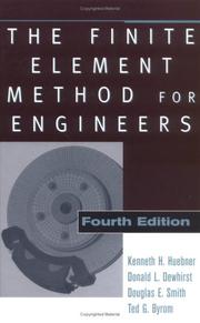 Cover of: The Finite Element Method for Engineers