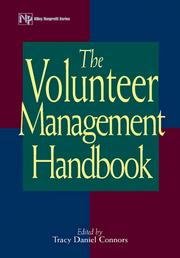 Cover of: The Volunteer Management Handbook