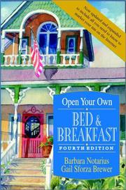 Cover of: Open Your Own Bed & Breakfast, 4th Edition