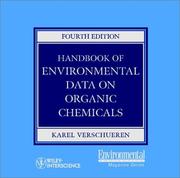 Cover of: Handbook of Environmental Data on Organic Chemicals