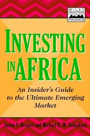 Investing in Africa by Justin F. Beckett, Michael E. M. Sudarkasa, Michael E. M. Sundarkasa