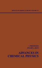 Cover of: Volume 112, Advances in Chemical Physics