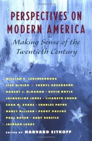 Cover of: Perspectives on Modern America by Harvard Sitkoff