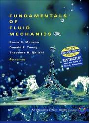 Cover of: Fundamentals of Fluid Mechanics