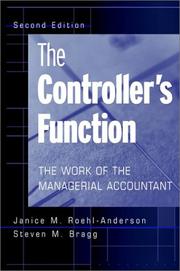 Cover of: The Controller's Function by Janice M. Roehl-Anderson, Steven M. Bragg