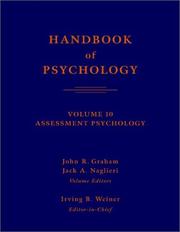 Cover of: Handbook of Psychology, Assessment Psychology (Handbook of Psychology)