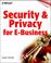 Cover of: Delivering Security and Privacy for E-Business