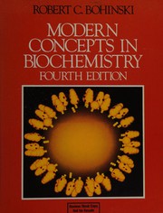 Cover of: Modern concepts in biochemistry by Robert C. Bohinski
