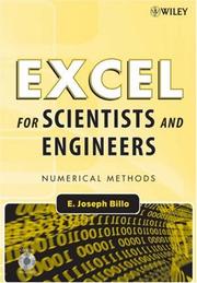 Cover of: Excel for Scientists and Engineers by E. Joseph Billo