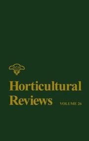 Cover of: Horticultural Reviews, Volume 26