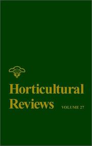 Cover of: Horticultural Reviews, Volume 27