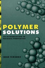 Polymer Solutions by Iwao Teraoka