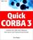 Cover of: Quick CORBA 3