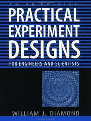 Cover of: Practical experiment designs for engineers and scientists