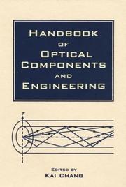 Cover of: Handbook of Optical Components and Engineering
