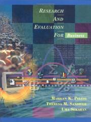 Cover of: Research and Evaluation for Business