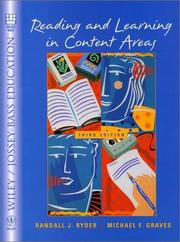 Cover of: Reading and Learning in Content Areas