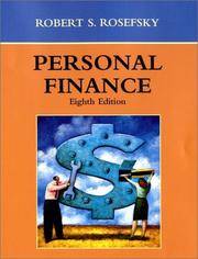 Cover of: Personal Finance, 8th Edition by Robert S. Rosefsky