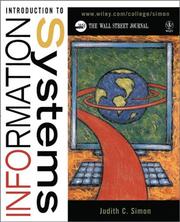 Cover of: Introduction to information systems