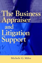 Cover of: The Business Appraiser and Litigation Support