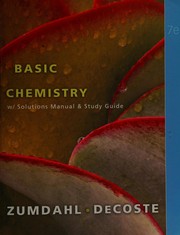 Cover of: Basic chemistry by Steven S. Zumdahl