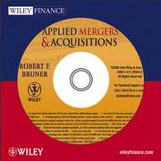 Cover of: Applied Mergers and Acquisitions CD-ROM (Wiley Finance)