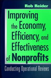 Cover of: Improving the Economy, Efficiency, and Effectiveness of Not-for-Profits: Conducting Operational Reviews