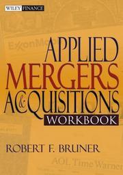 Cover of: Applied Mergers and Acquisitions Workbook (Wiley Finance) by Robert F. Bruner