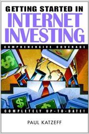Cover of: Getting Started in Internet Investing (Getting Started in)