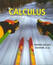 Cover of: Calculus by Deborah Hughes-Hallett, Deborah Hughes-Hallett