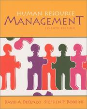 Cover of: Human Resource Management by David A. DeCenzo, Stephen P. Robbins