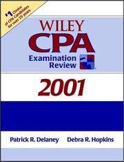 Cover of: Wiley CPA Examination Review, 4 Volume Set, 2001 Edition by Patrick R. Delaney, Debra R. Hopkins