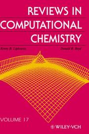 Cover of: Reviews in Computational Chemistry, Volume 17