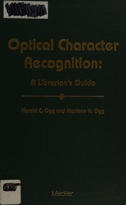 Cover of: Optical character recognition by Harold C. Ogg