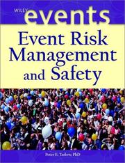 Event Risk Management and Safety by Peter E. Tarlow